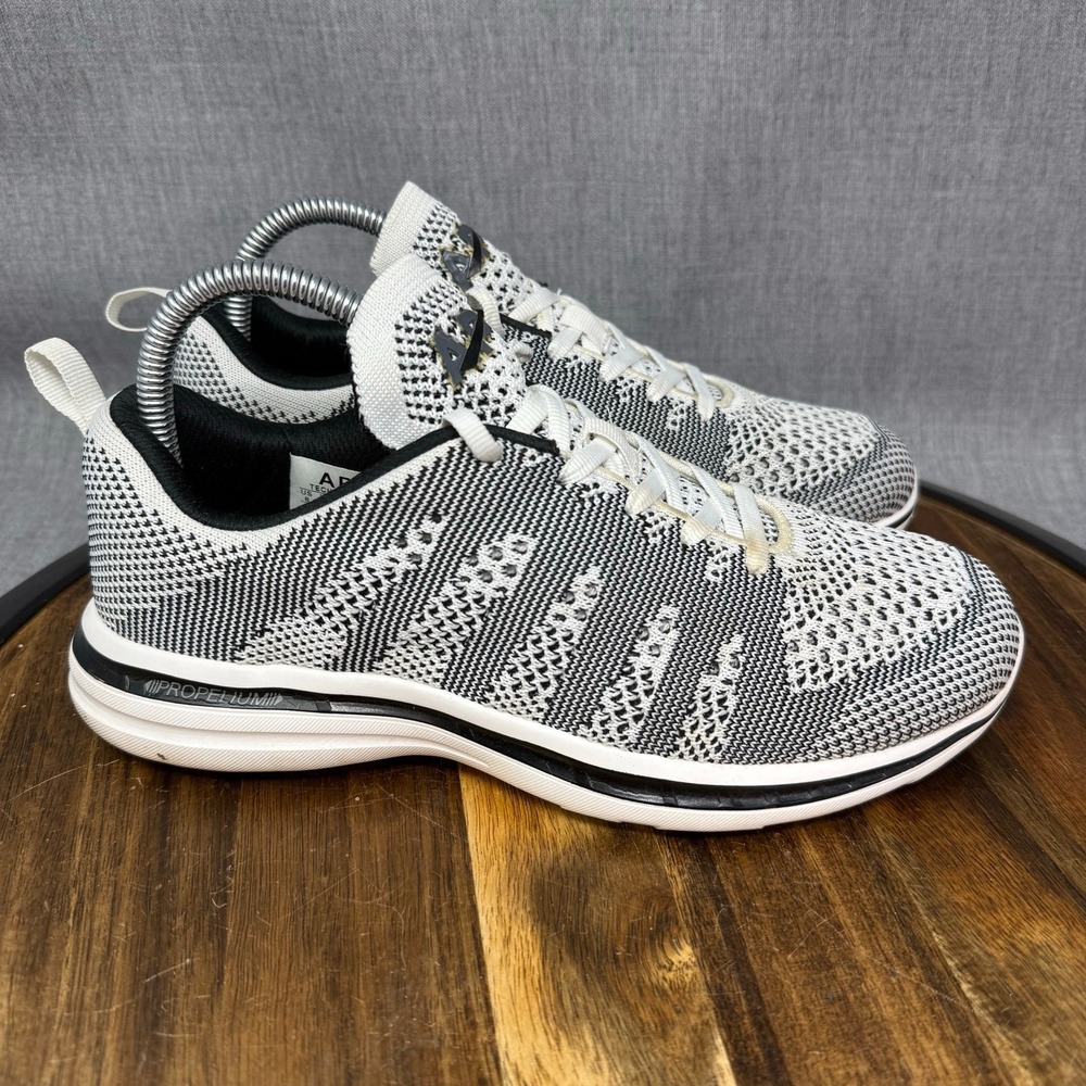 APL Techloom Pro Women's Size 8 Mesh White Black Training Shoes Athletic Labs